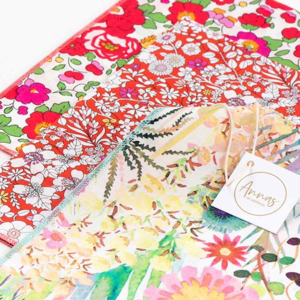 Annas of Australia Liberty Handkerchief Assorted (price per item) - Image 3