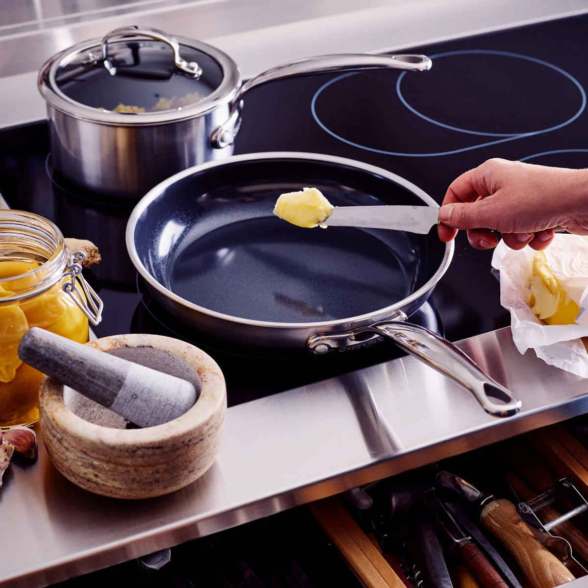 GreenPan Premiere Frypan 28cm - Image 4