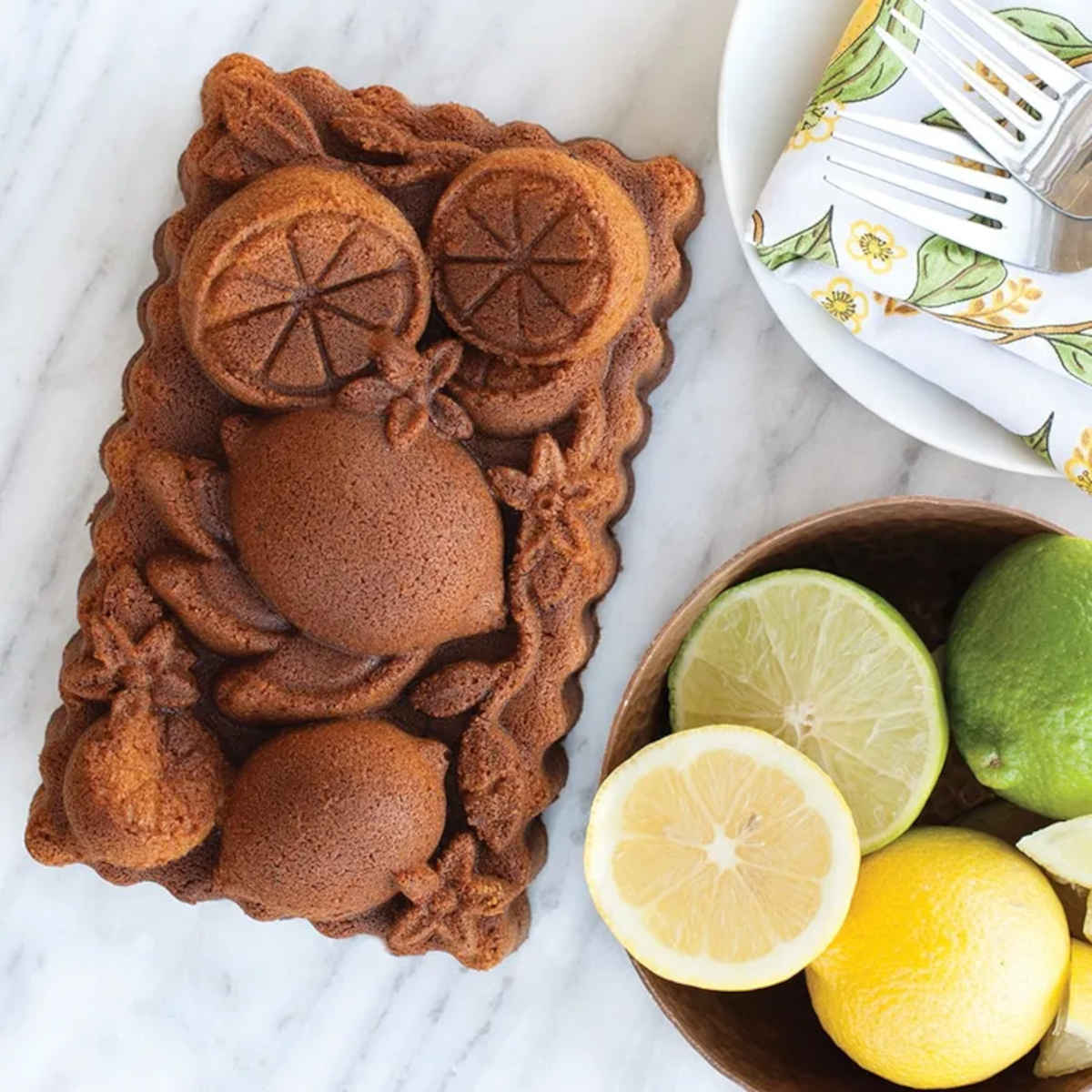 Nordic Ware Citrus Blossom Loaf Pan - Image 3